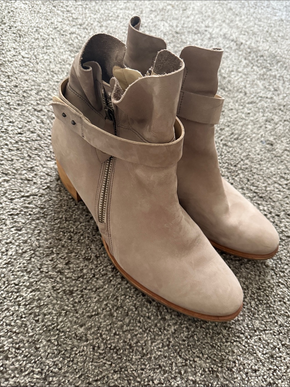 Paul Green Suede Leather Shoe Boots Booties
